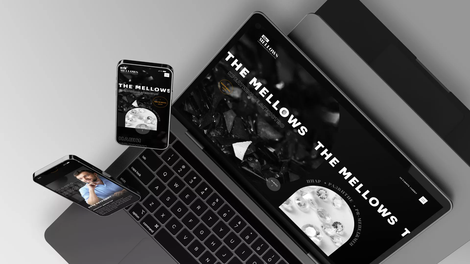 Разработка сайта креативного агентства «The Mellows» в Лахденпохье
