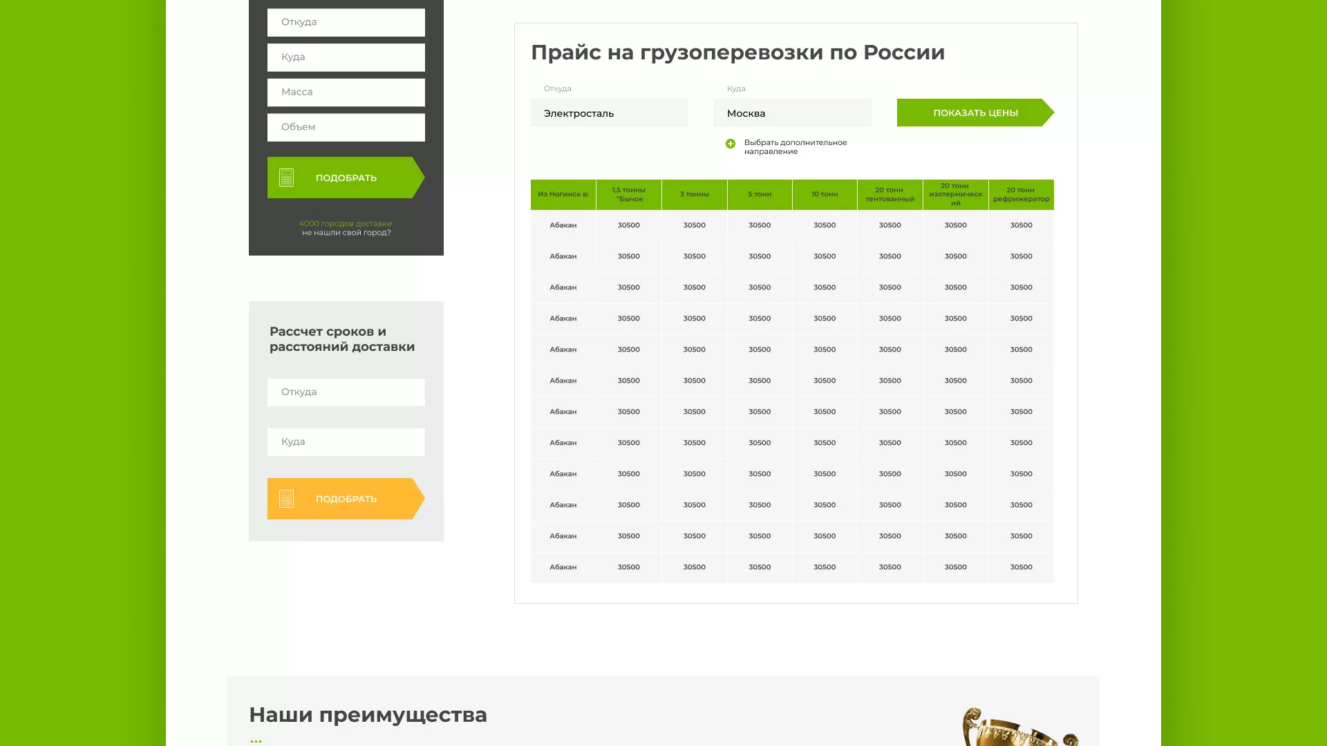 Разработка логотипа и сайта компании «Инком-Логистика» в Лахденпохье