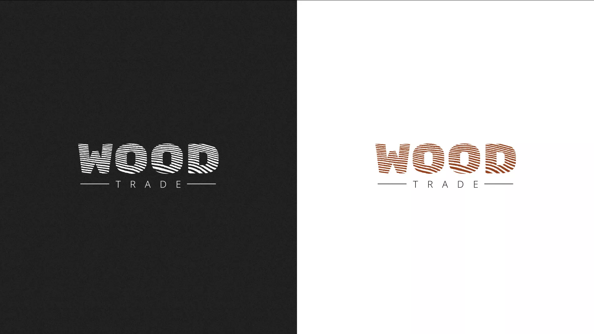 Разработка логотипа для компании «Wood Trade» в Лахденпохье