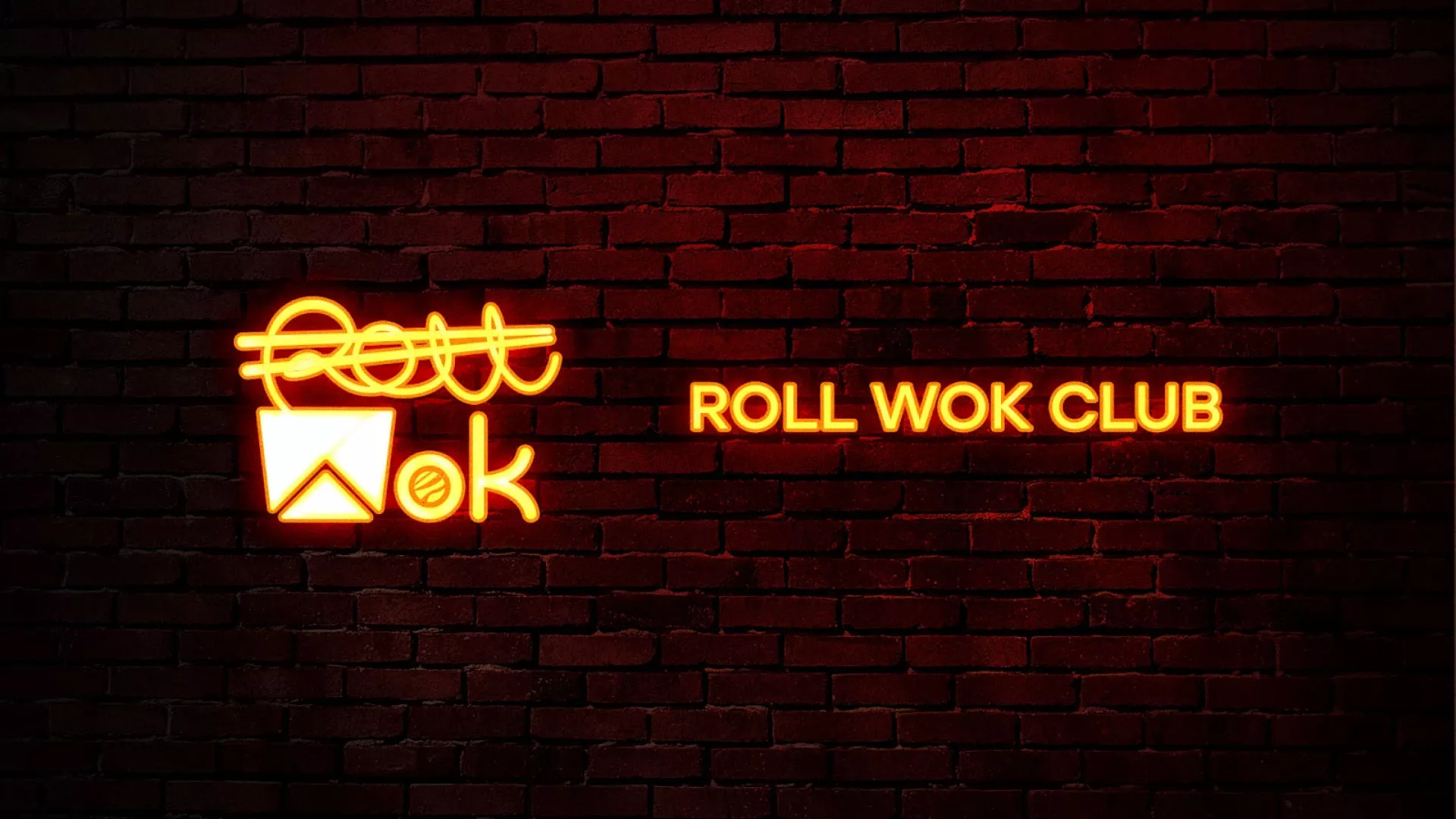 Разработка интерьерной вывески суши-бара «Roll Wok Club» в Лахденпохье