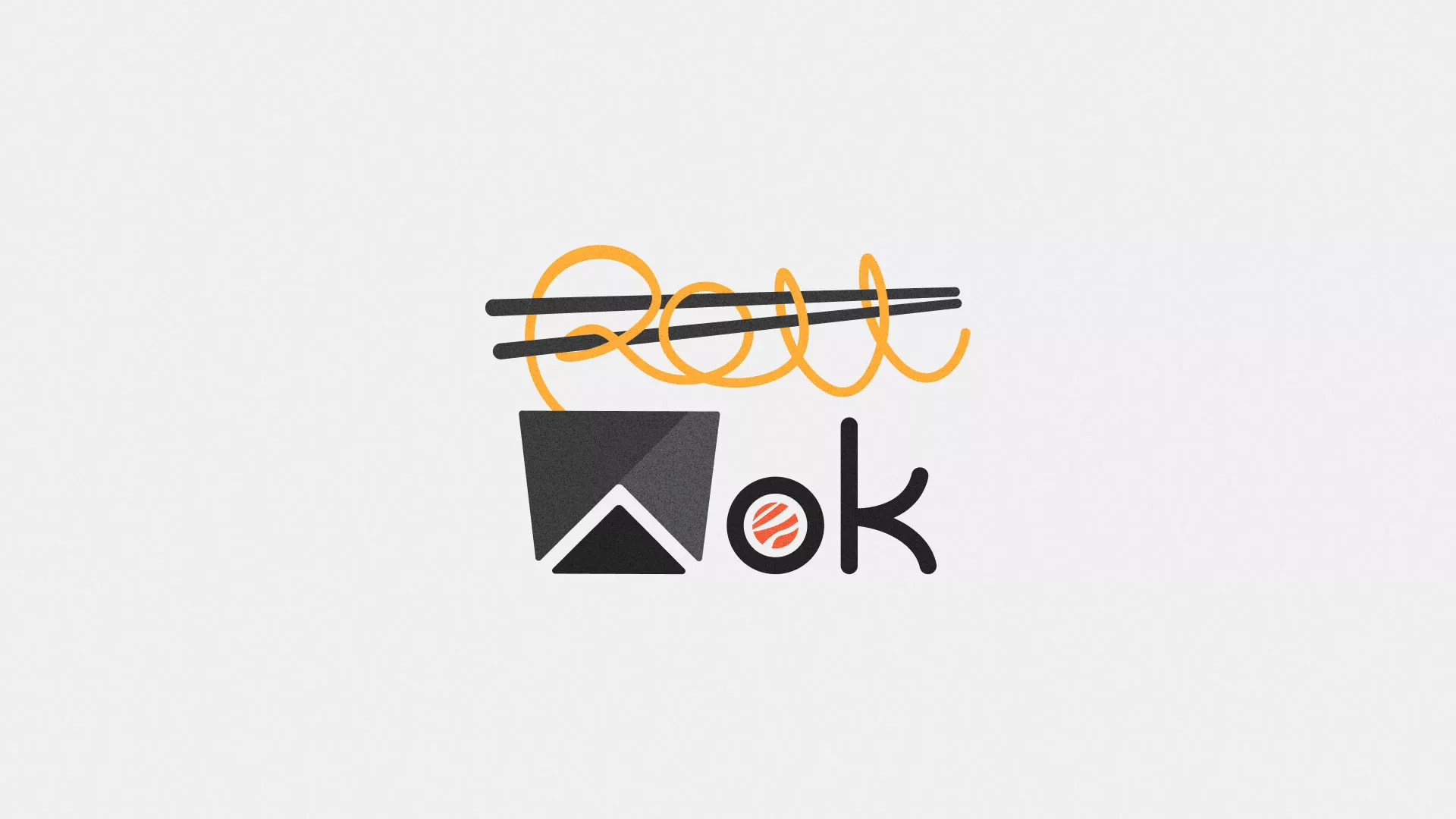 Разработка логотипа в Лахденпохье для суши-бара «Roll Wok Club» Разработка логотипа в Лахденпохье для суши-бара «Roll Wok Club»